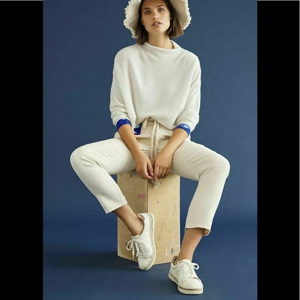 NWOT Anthropologie Alani Cashmere Mock sweater Medium